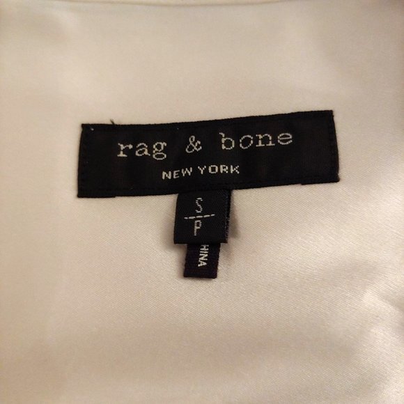 Rag and Bone womens white button down long sleeve dress shirt SP - Picture 11 of 12